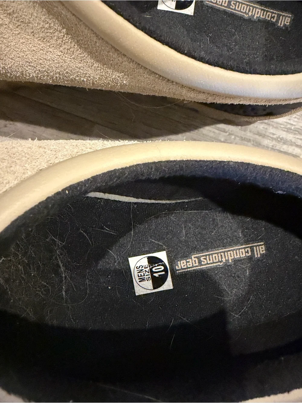 Nike suede upper